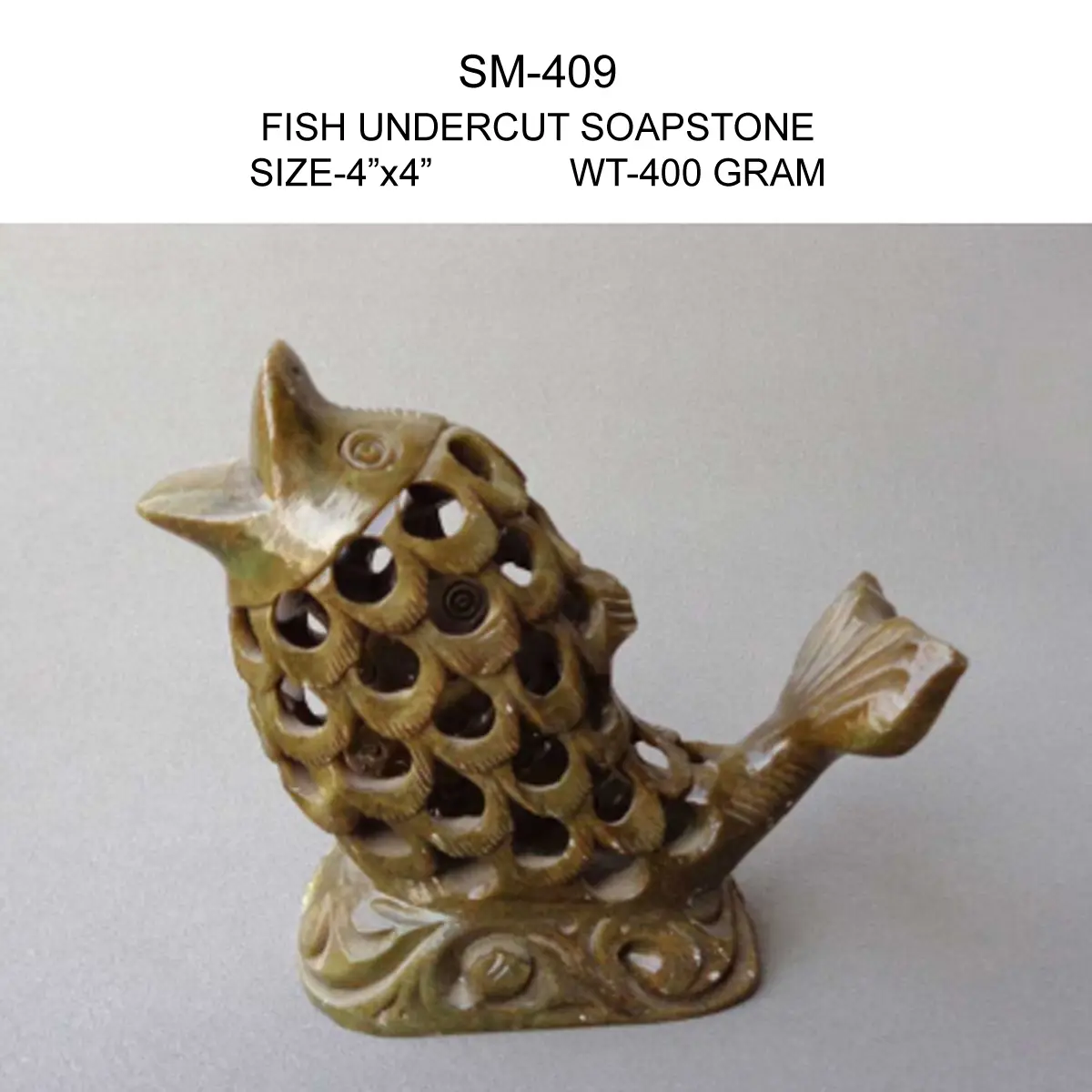 FISH UNDERCUT SOAPSTONE